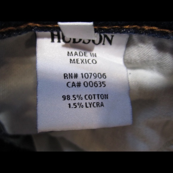 Hudson Carly Flap Straight Jeans Sz 32 - Picture 6 of 7